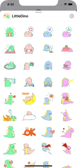Game screenshot Little Dino Stickers pack hack