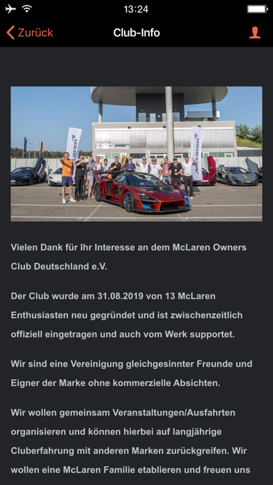 Screenshot #2 pour McLaren-Owners-Club