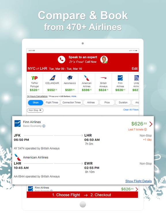 CheapFareGuru iPad screenshot 2 - Travel app