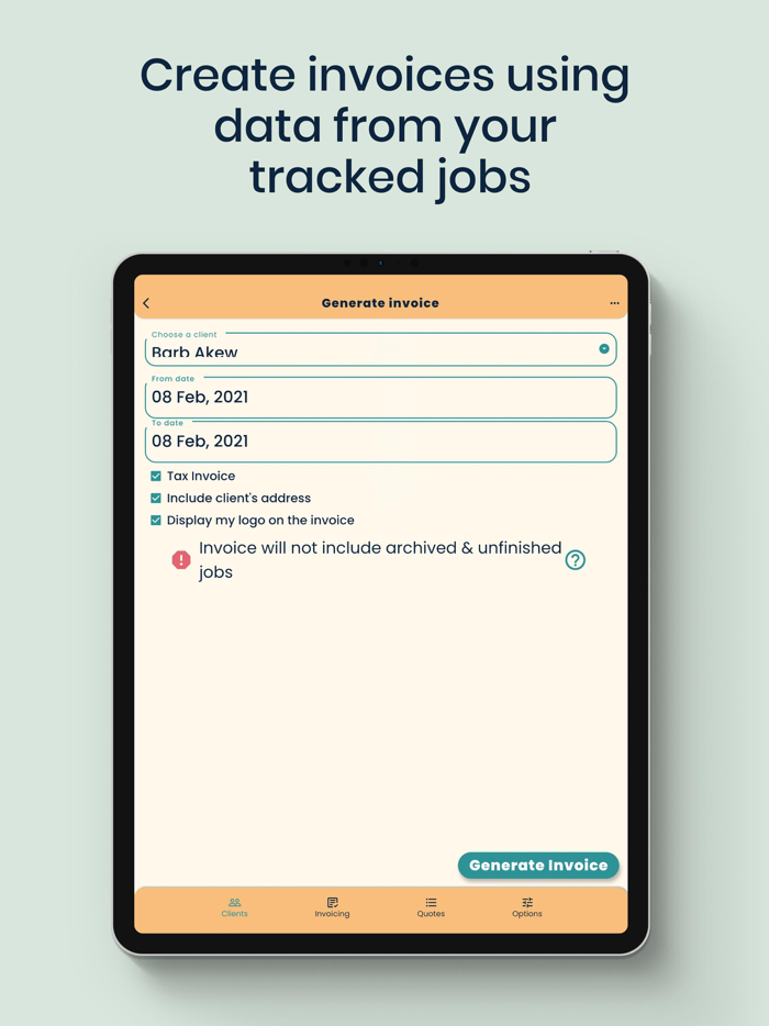 Sole Trader - Quotes Invoices