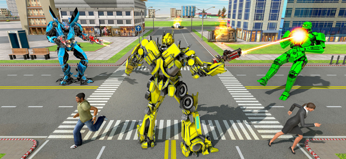 Mech Warrior Robot Airplane 3D