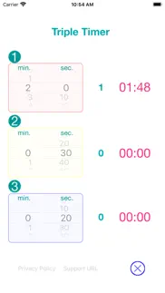 triple timer iphone screenshot 1