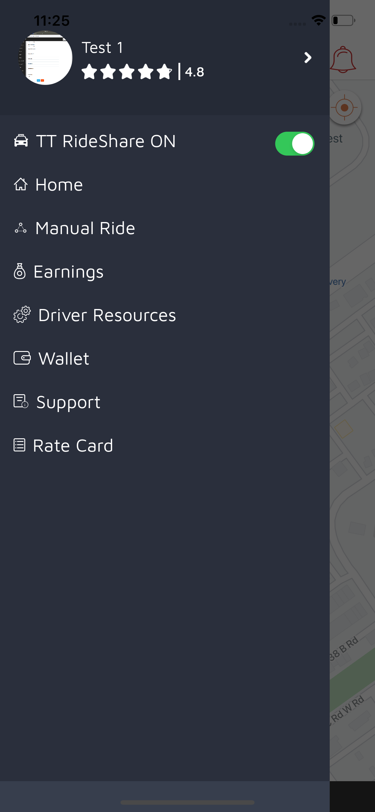 TT RideShare Driver