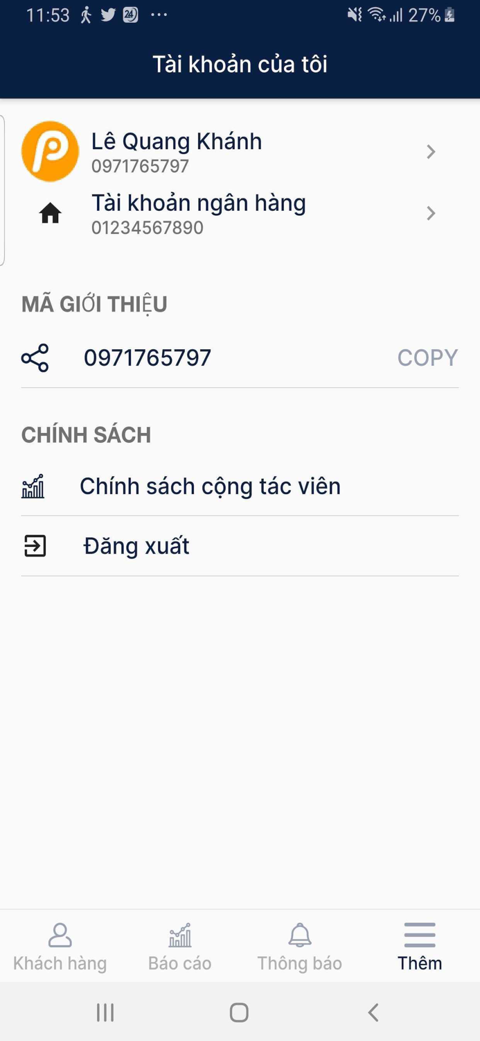 Ứng dụng đối tác PosApp
