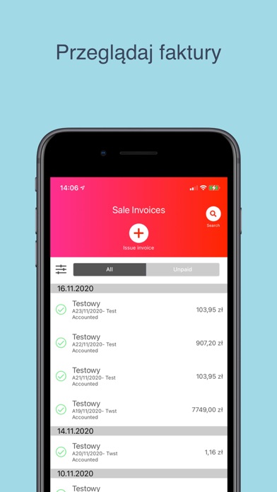 CashDirector - skaner faktur Screenshot