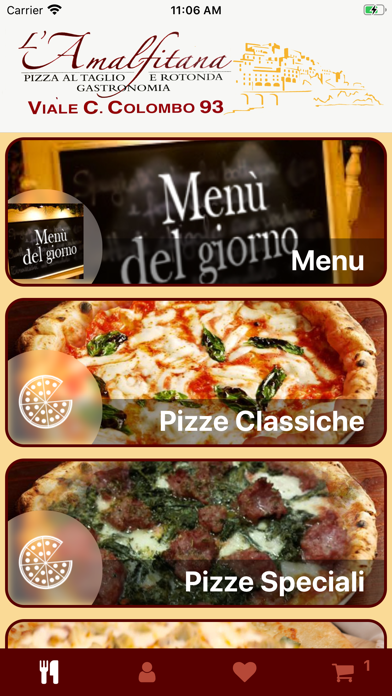 Amalfitana Pizzeria Screenshot