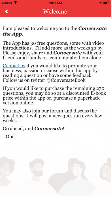 Conversate App Screenshot 2 - AppWisp.com Conversate App Screenshot 2 - AppWisp.com