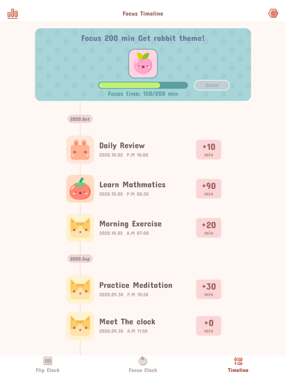 Screenshot #6 pour Horloge Meow -Restez concentré