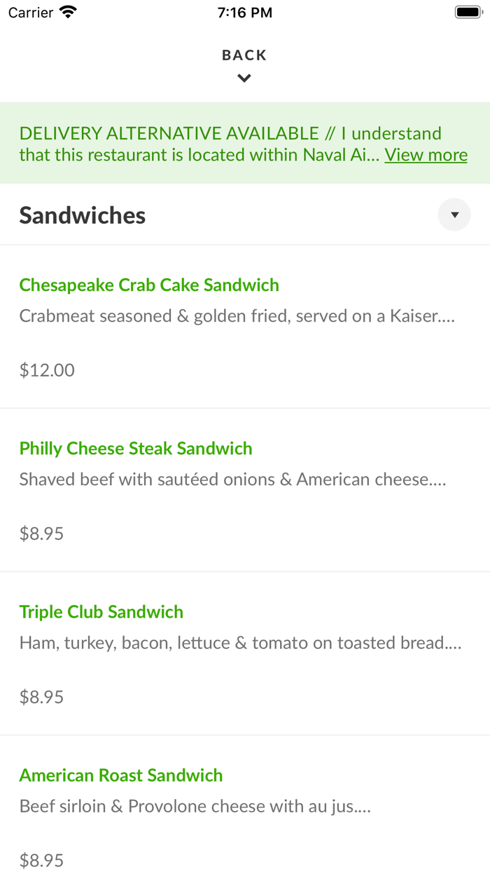 Dine On The Go - Pax River