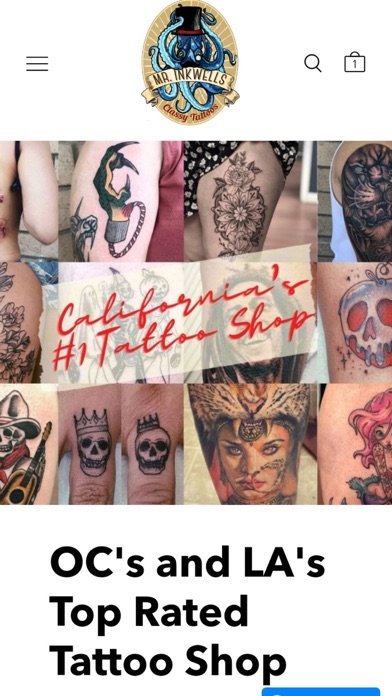 Mr. Inkwells Tattoos Screenshot