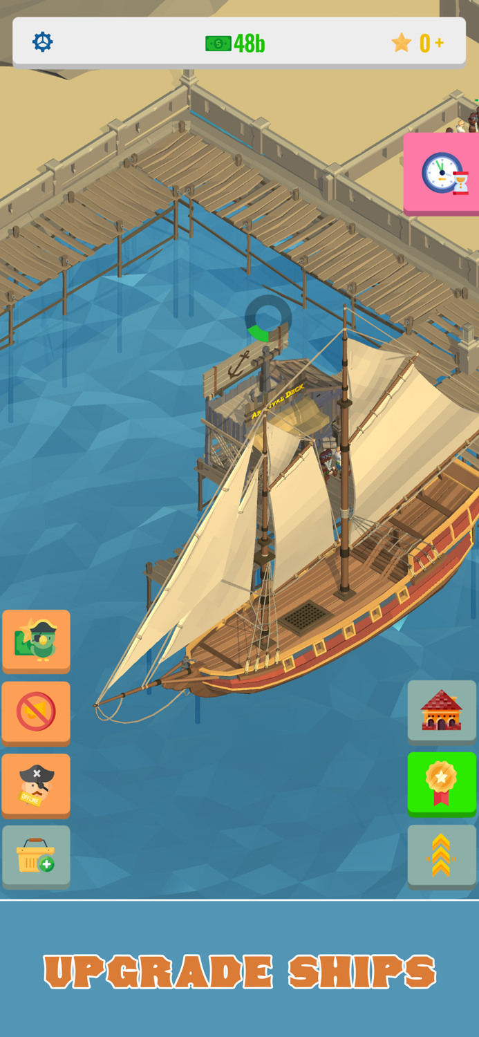 Idle Pirate 3d Tycoon Game