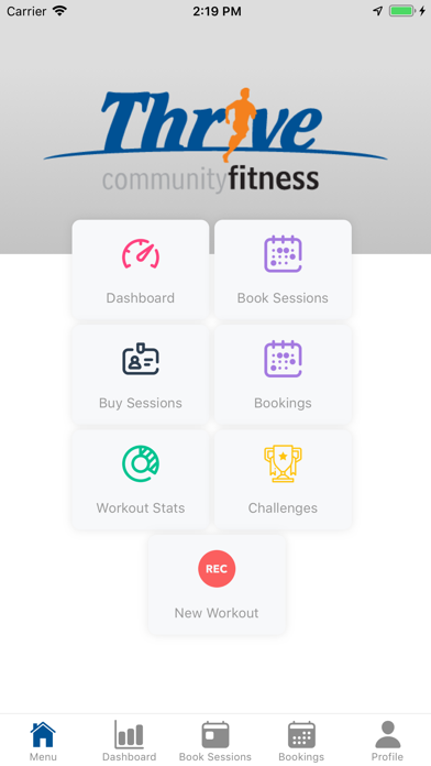 Thrive Community Fitness App Screenshot 2 - AppWisp.com
