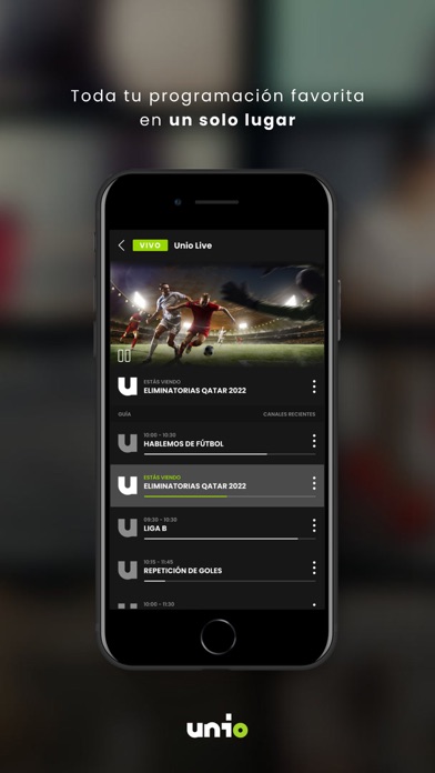 Unio TV Screenshot