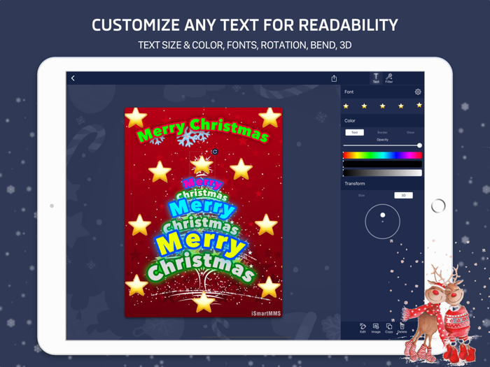 Christmas greetings cards