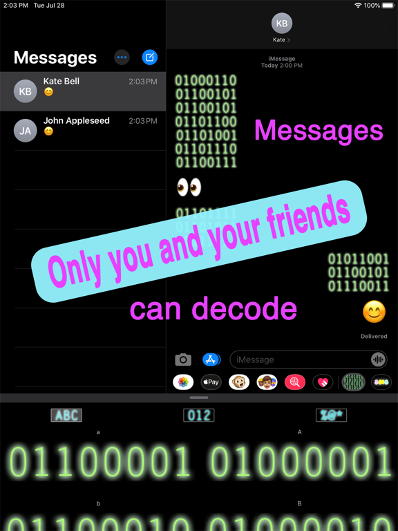 Screenshot #5 pour Binary Message
