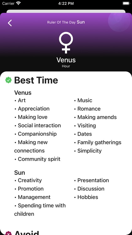 Planetary Hours + Widget screenshot-4