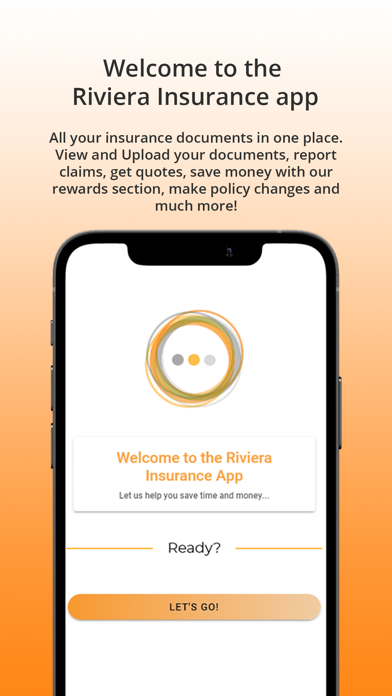 Riviera Insurance App Screenshot