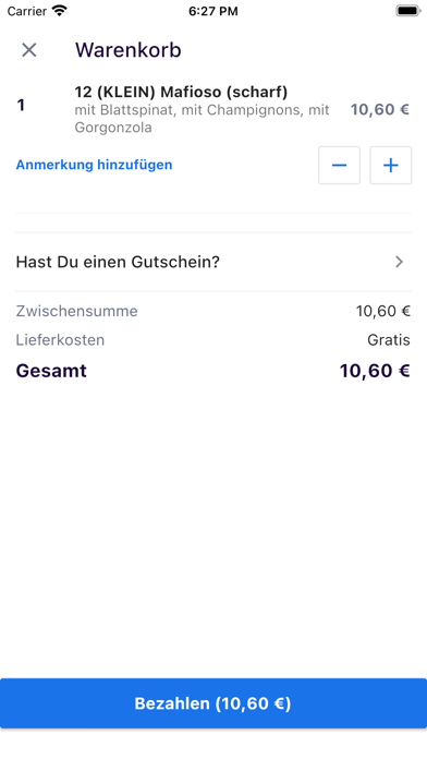 Lieferzeit.at Screenshot
