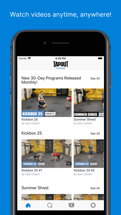 Tapout Fitness TV Screenshot