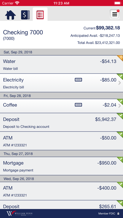 William Penn Bank Business Screenshot