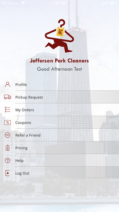 Jefferson Park Cleaners Screenshot