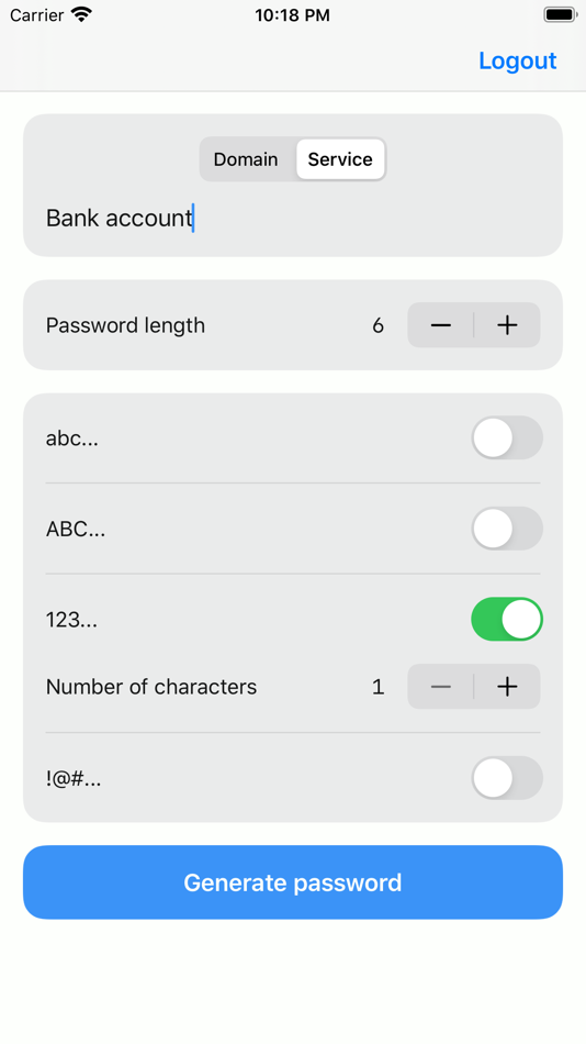 #2. Pwd Generator (macOS) Podle: Rodrigo Kreutz