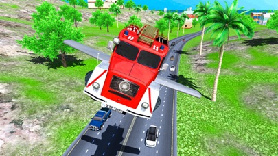 Real Flying Fire Truck Robot Screenshot