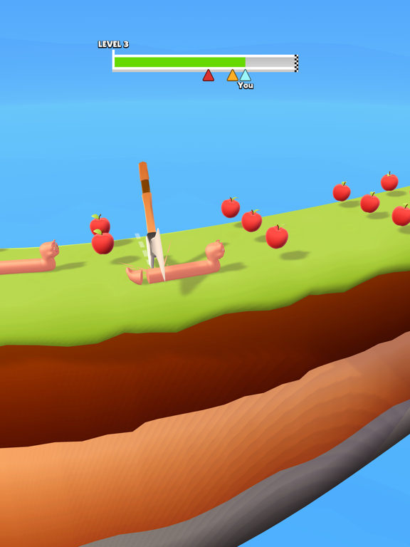 Screenshot #6 pour Worm Race 3D