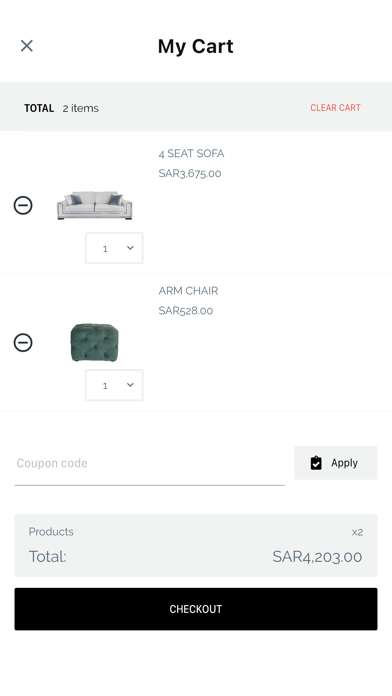 DAZE HOME FURNISHINGS Screenshot