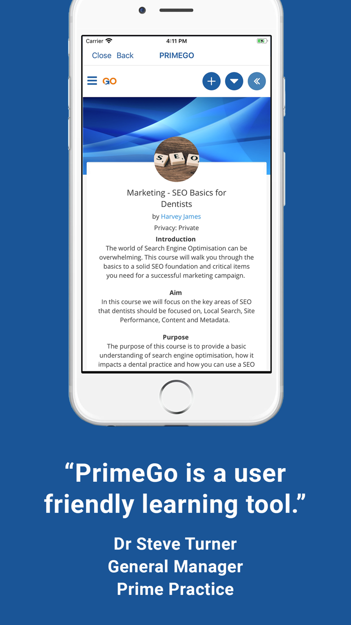 PrimeGo Online Dental Courses