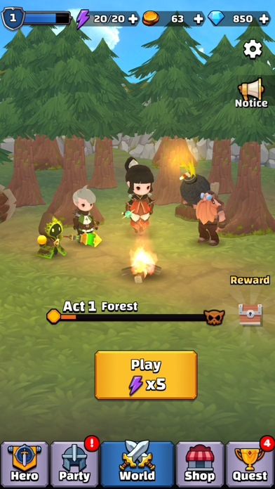 Tiny Fantasy! Hack screenshot 4 - game app interface