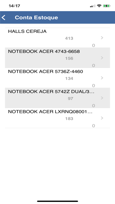 SOS Soluções - Conta Estoque Screenshot
