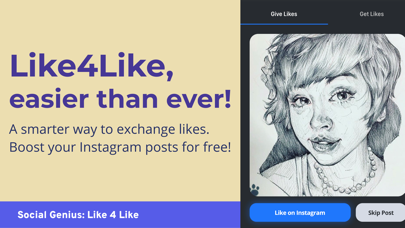 Social Genius: Like for Like Screenshot