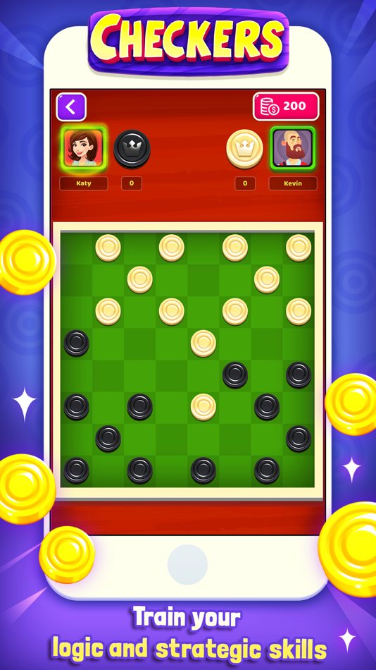 #2. Checkers: Fun Board Game (iOS) 由: Droid-Veda LLP