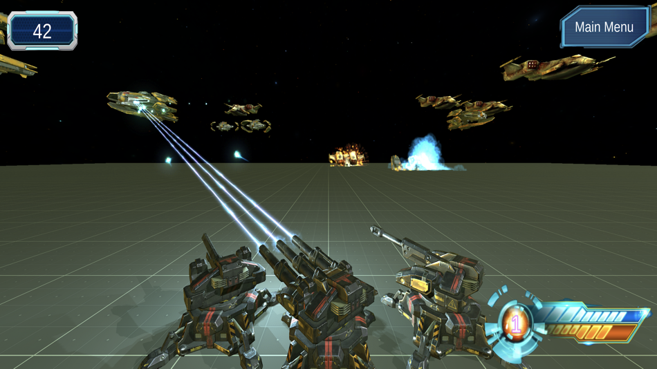 #1. Laser Strike Space (iOS) 由: YIGIT OZTURK