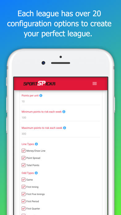 Sportspickr Screenshot