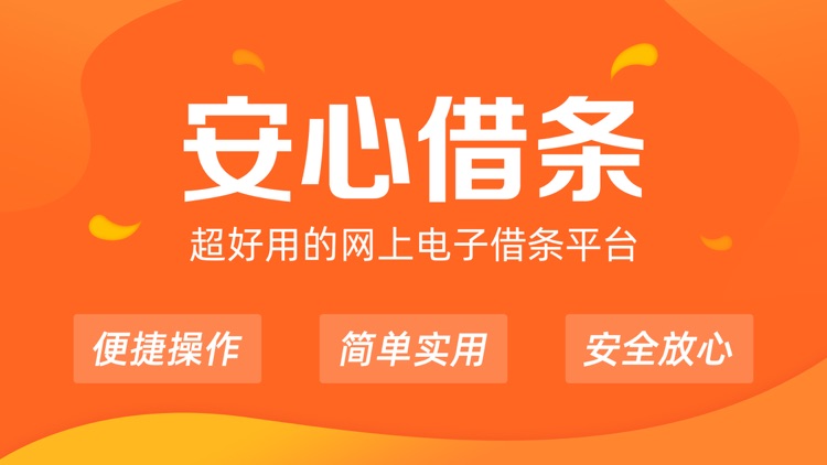 安心借条-放心借钱的网上电子借条凭证