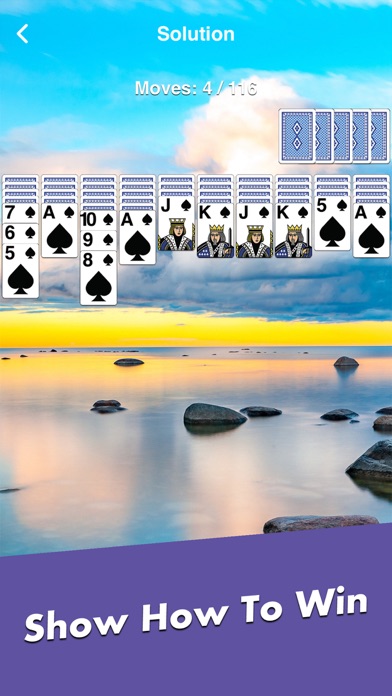 Spider Solitaire Poker Game Screenshot