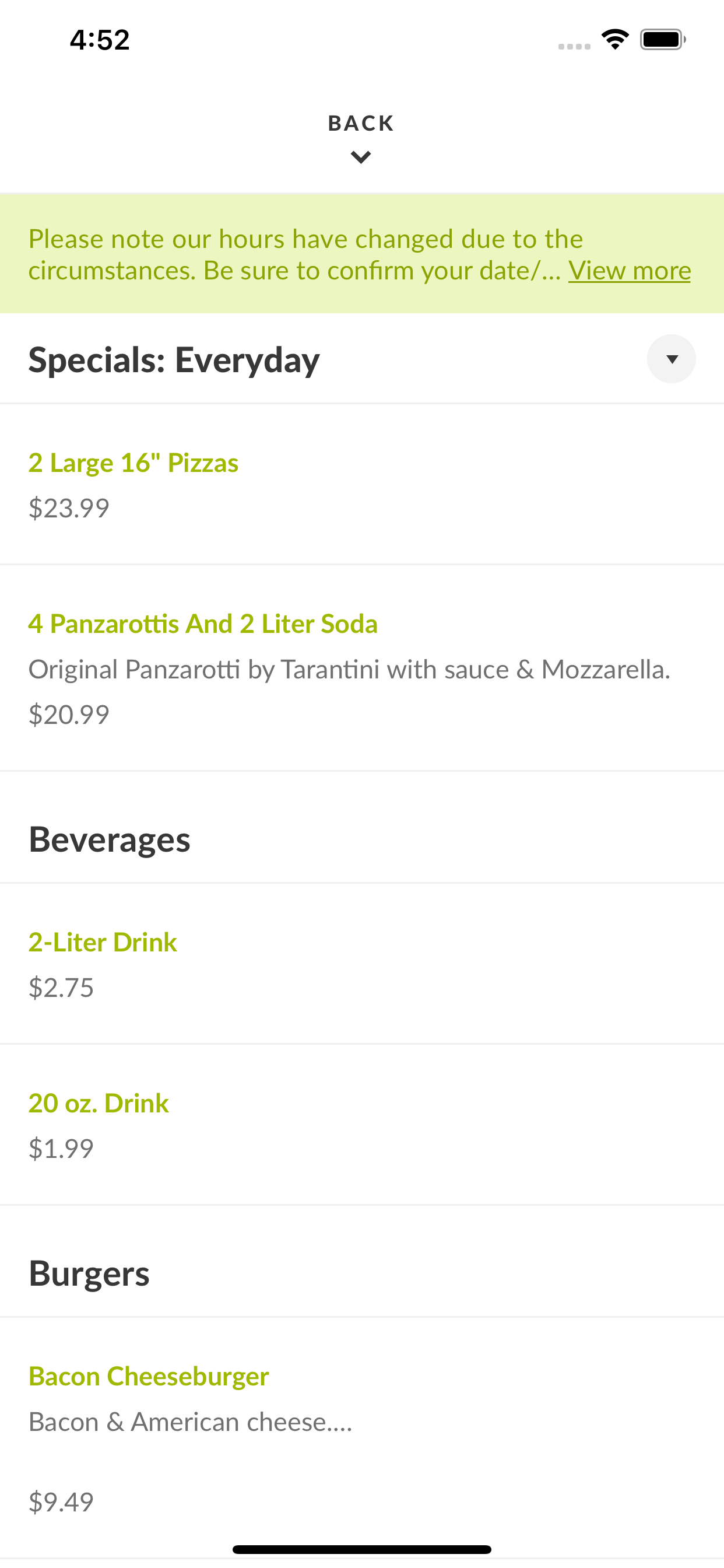 Balsamo's Pizza