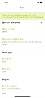 Balsamo's Pizza screenshot 3