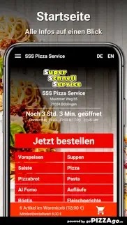 sss pizza service böblingen iphone screenshot 2