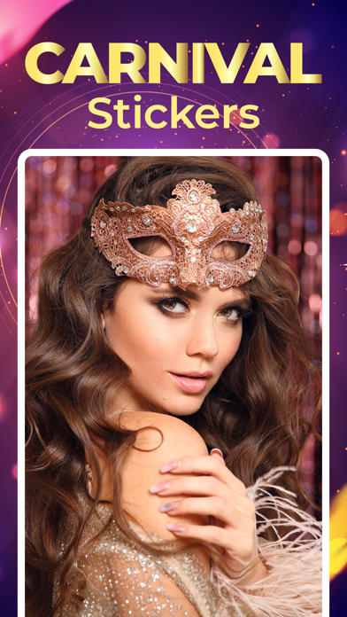 Carnival  Mask Stickers Screenshot