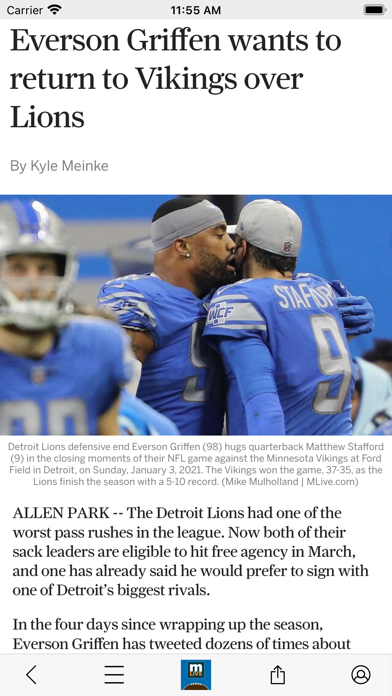 MLive.com: Detroit Lions Newsのおすすめ画像2