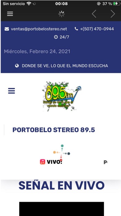 PORTOBELO STEREO Screenshot