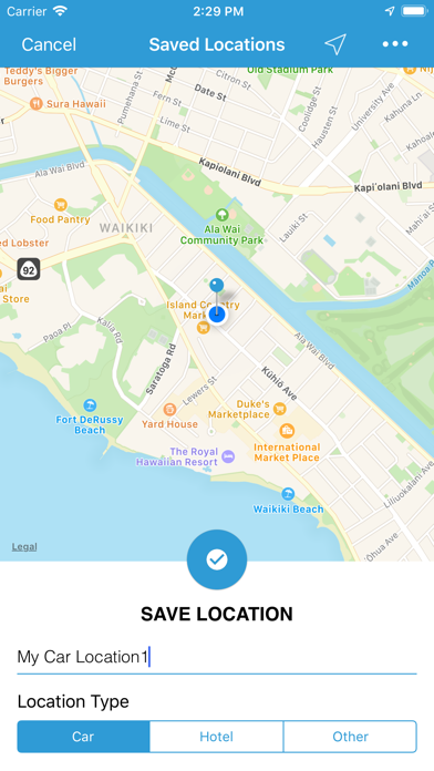 Screenshot #3 pour Saved Locations