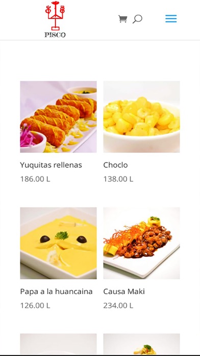 Restaurante Pisco Screenshot