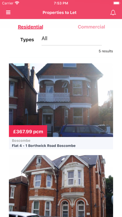 DWP Housing Screenshot