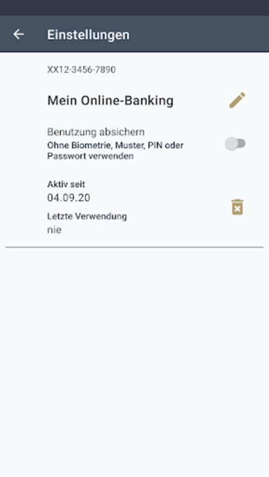 Varengold activeTAN Screenshot