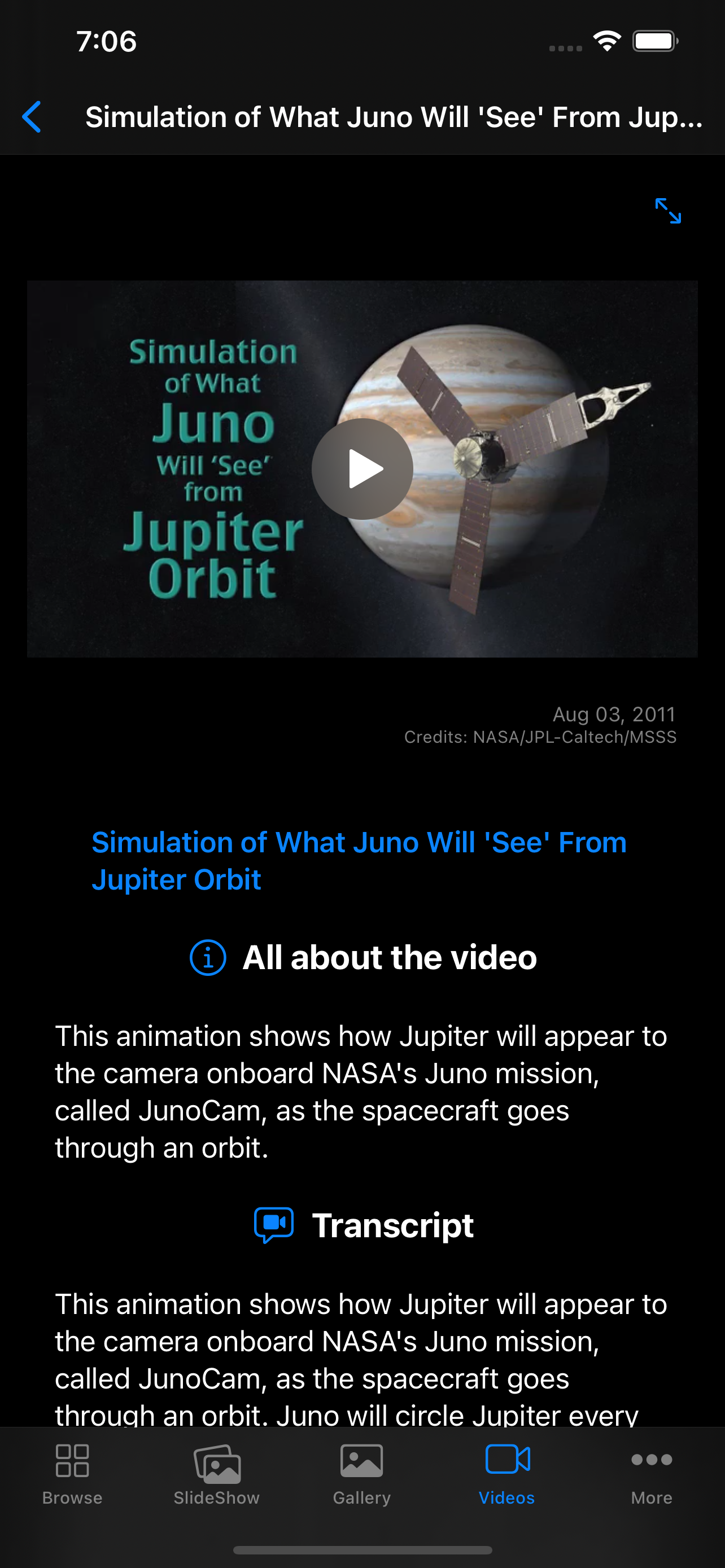 Jupiter: Juno