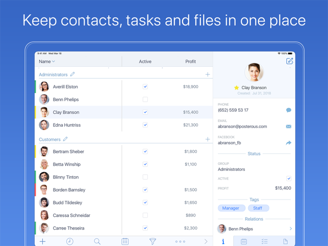 ‎Top Contacts - Contact Manager Screenshot